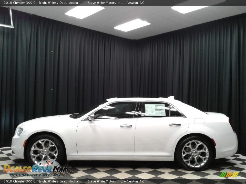 2018 Chrysler 300 C Bright White / Deep Mocha Photo #1