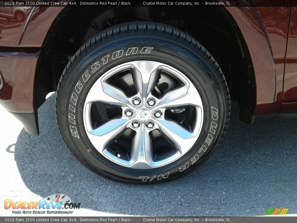 2019 Ram 1500 Limited Crew Cab 4x4 Delmonico Red Pearl / Black Photo #22