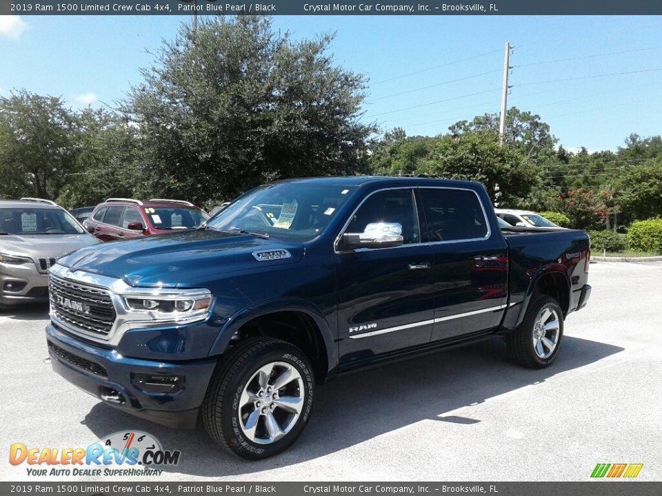 2019 Ram 1500 Limited Crew Cab 4x4 Patriot Blue Pearl / Black Photo #1