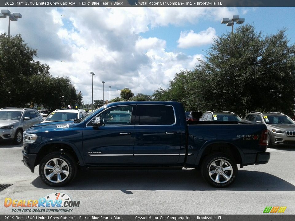 2019 Ram 1500 Limited Crew Cab 4x4 Patriot Blue Pearl / Black Photo #2