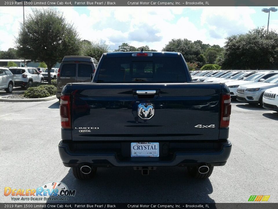 2019 Ram 1500 Limited Crew Cab 4x4 Patriot Blue Pearl / Black Photo #4