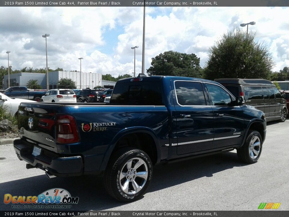 2019 Ram 1500 Limited Crew Cab 4x4 Patriot Blue Pearl / Black Photo #5