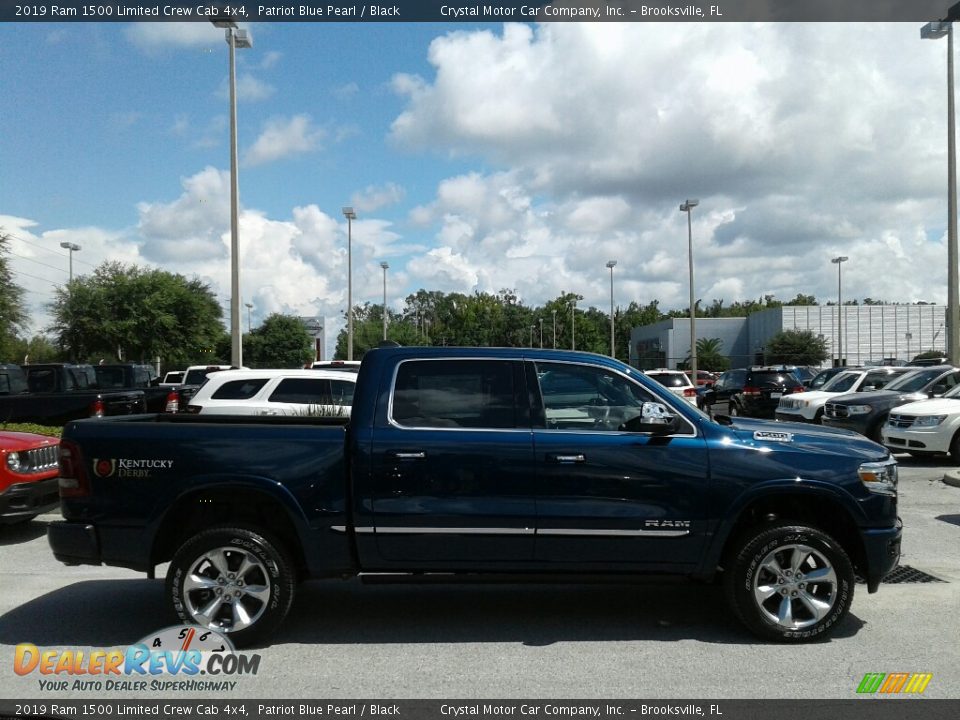 2019 Ram 1500 Limited Crew Cab 4x4 Patriot Blue Pearl / Black Photo #6