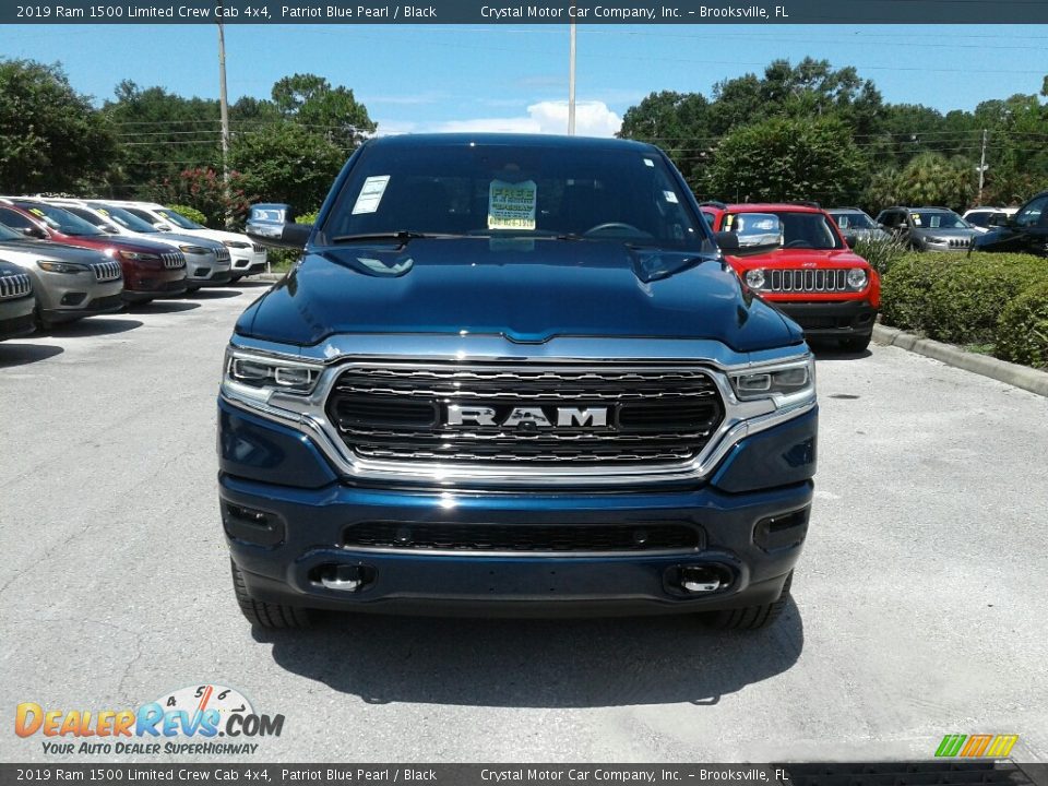 2019 Ram 1500 Limited Crew Cab 4x4 Patriot Blue Pearl / Black Photo #8