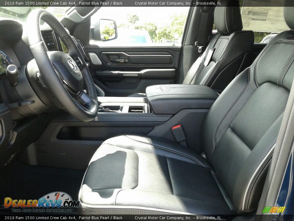 2019 Ram 1500 Limited Crew Cab 4x4 Patriot Blue Pearl / Black Photo #9