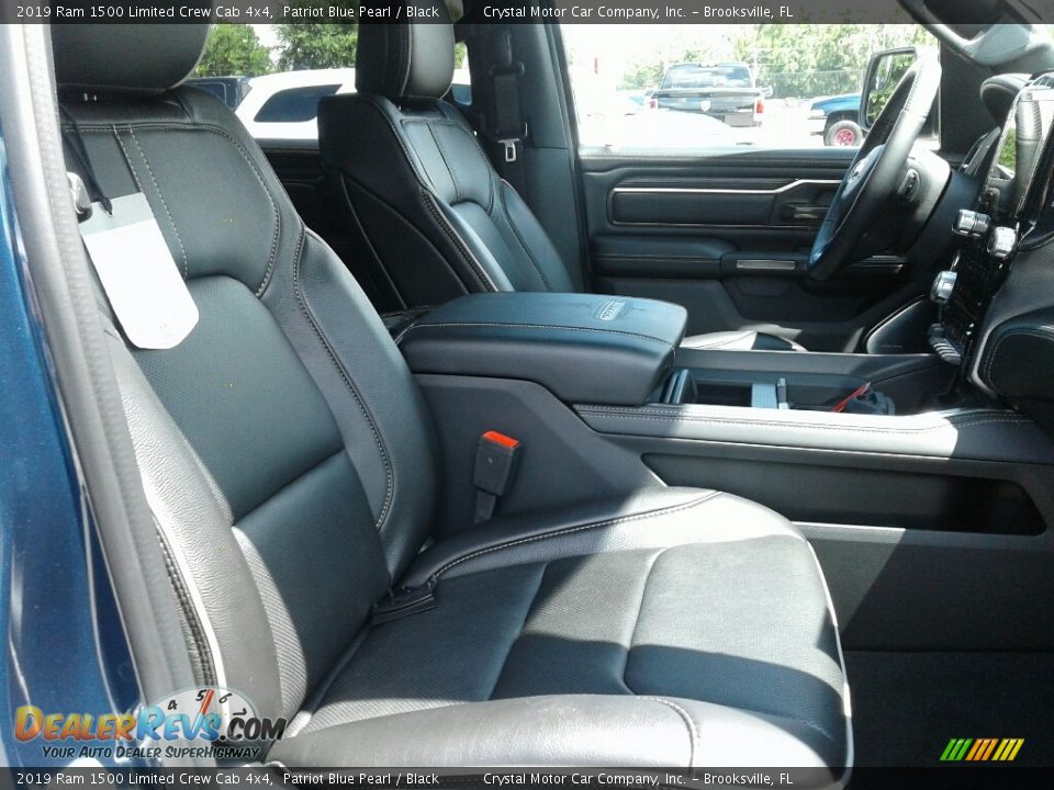 2019 Ram 1500 Limited Crew Cab 4x4 Patriot Blue Pearl / Black Photo #12