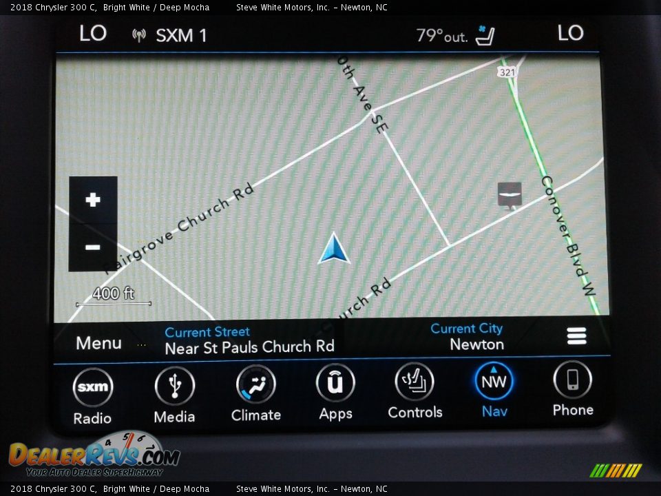 2018 Chrysler 300 C Bright White / Deep Mocha Photo #23