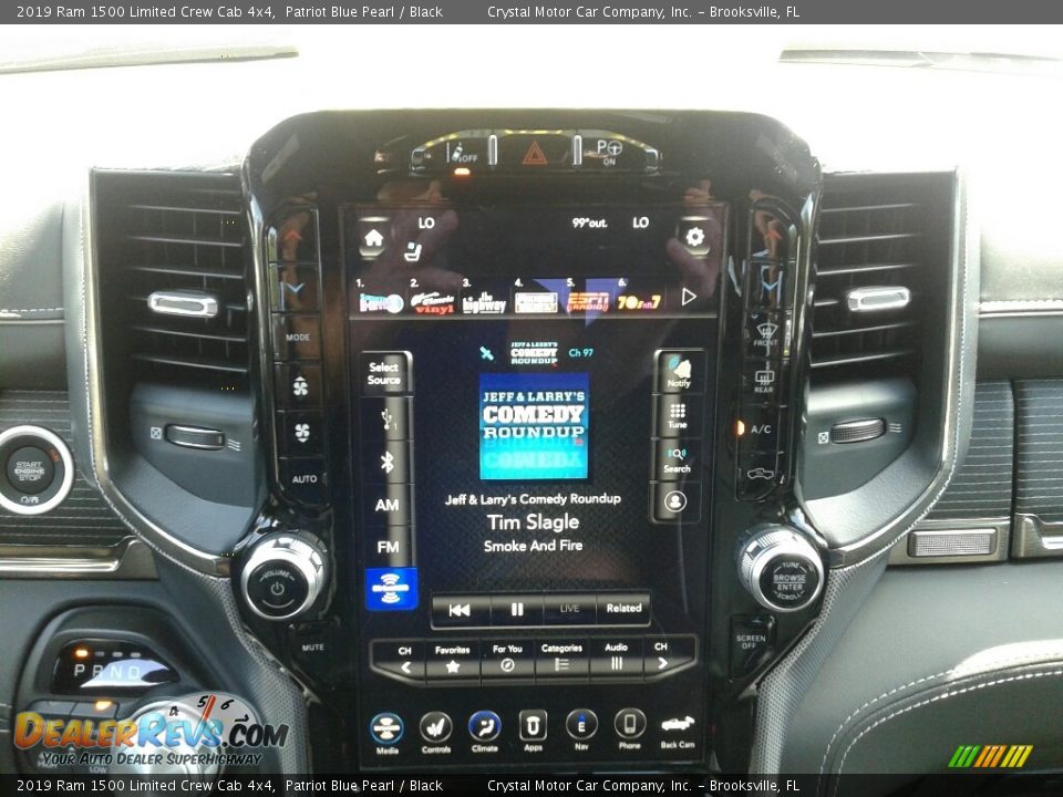 2019 Ram 1500 Limited Crew Cab 4x4 Patriot Blue Pearl / Black Photo #15