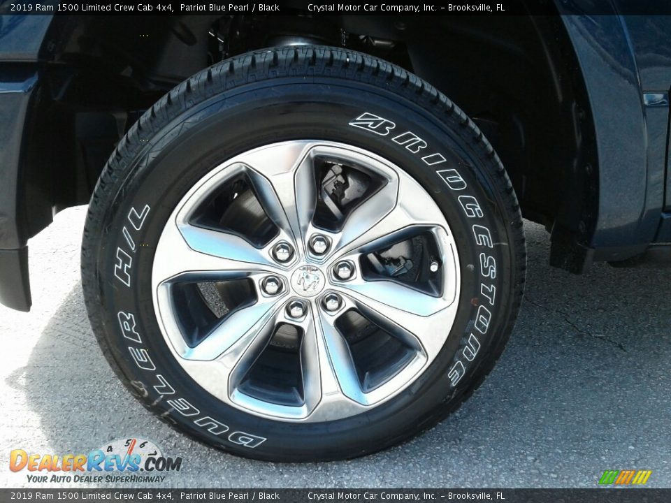 2019 Ram 1500 Limited Crew Cab 4x4 Patriot Blue Pearl / Black Photo #21