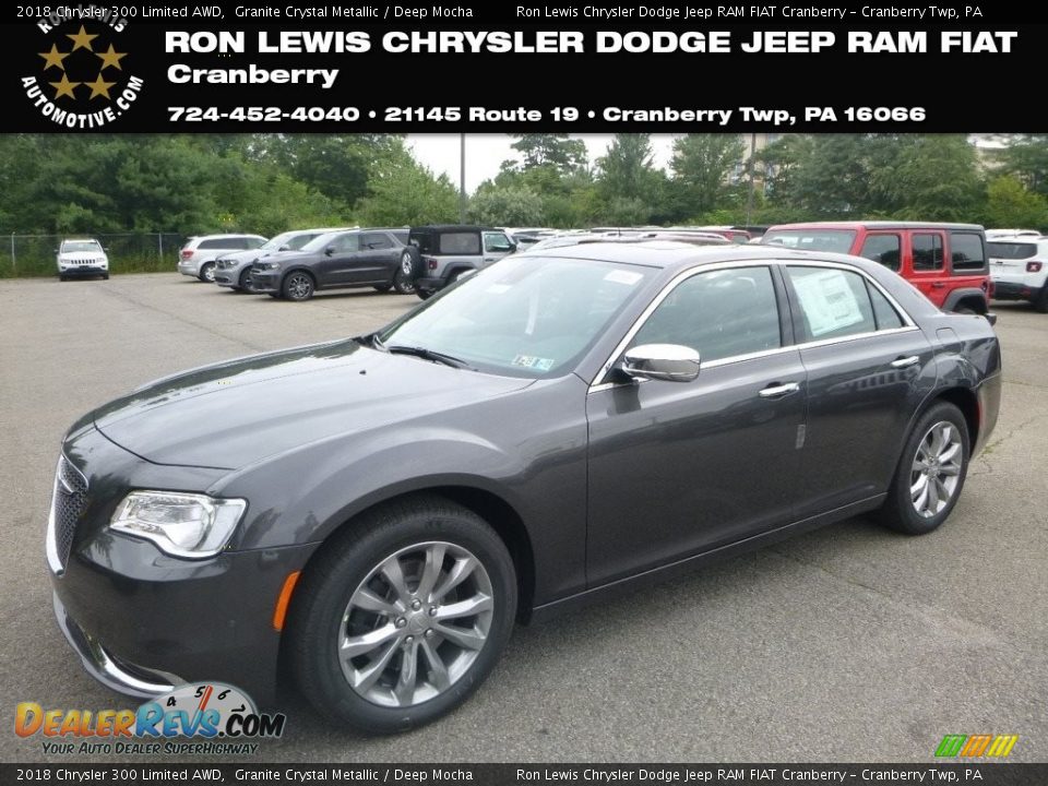 2018 Chrysler 300 Limited AWD Granite Crystal Metallic / Deep Mocha Photo #1