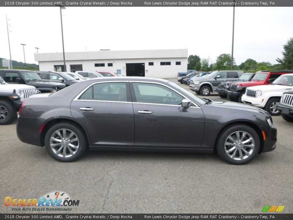 2018 Chrysler 300 Limited AWD Granite Crystal Metallic / Deep Mocha Photo #6