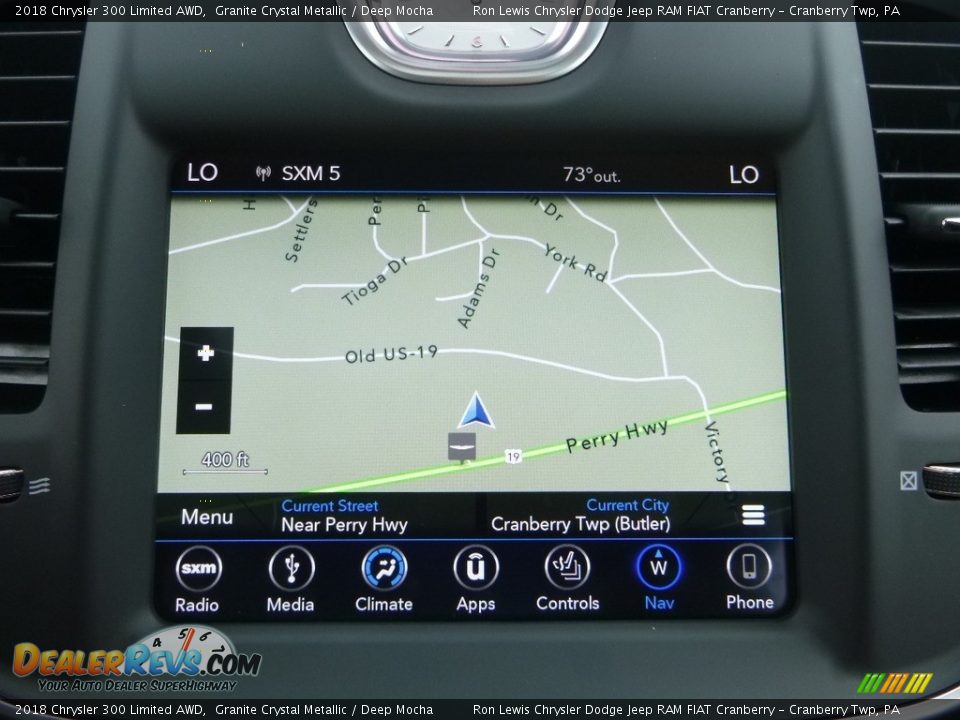 2018 Chrysler 300 Limited AWD Granite Crystal Metallic / Deep Mocha Photo #18