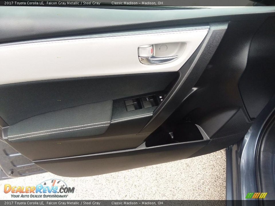 2017 Toyota Corolla LE Falcon Gray Metallic / Steel Gray Photo #5