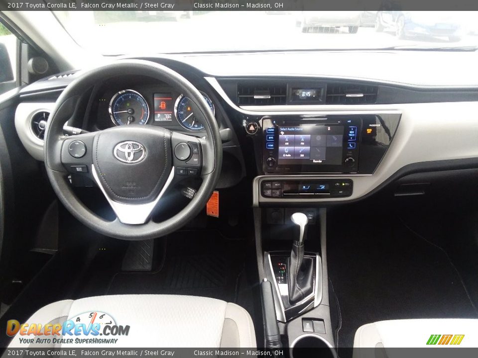 2017 Toyota Corolla LE Falcon Gray Metallic / Steel Gray Photo #7