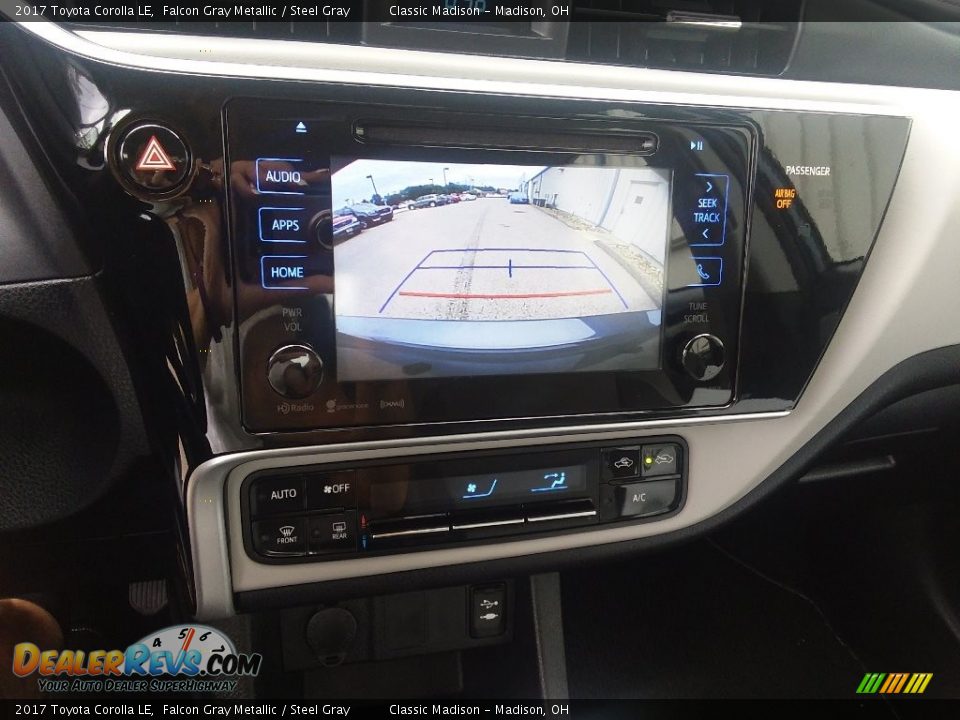 2017 Toyota Corolla LE Falcon Gray Metallic / Steel Gray Photo #10