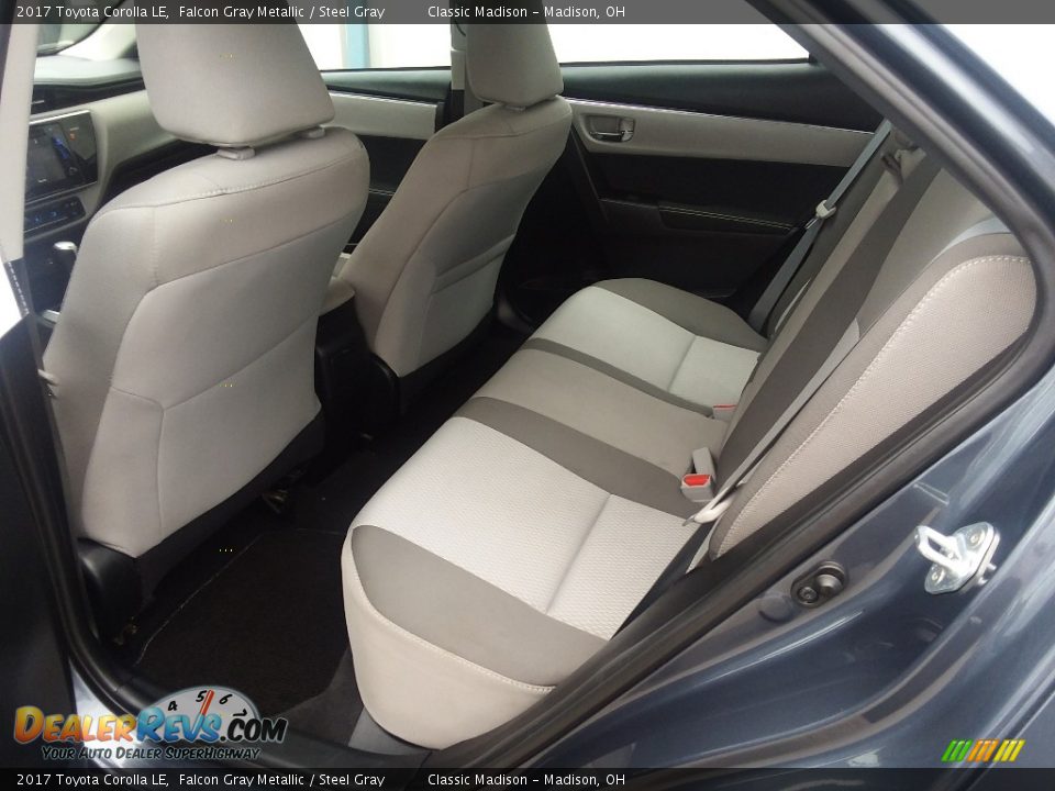 2017 Toyota Corolla LE Falcon Gray Metallic / Steel Gray Photo #15