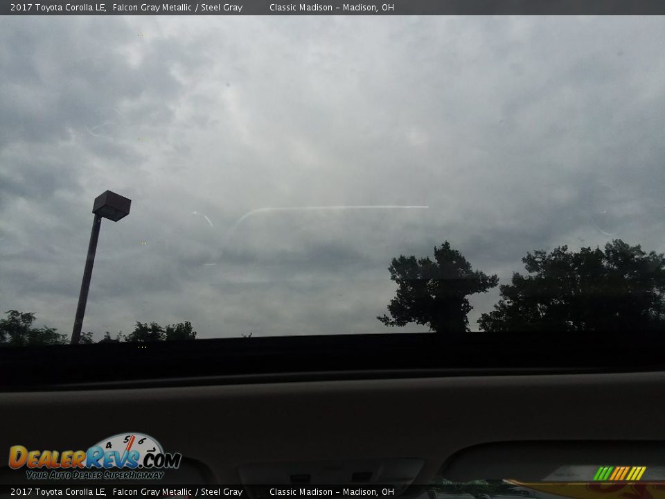 2017 Toyota Corolla LE Falcon Gray Metallic / Steel Gray Photo #16