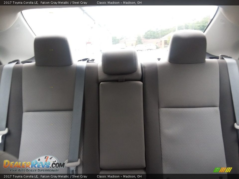 2017 Toyota Corolla LE Falcon Gray Metallic / Steel Gray Photo #18