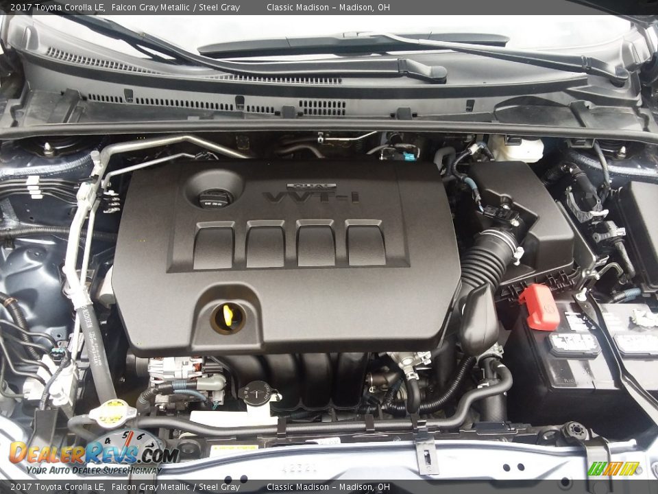 2017 Toyota Corolla LE Falcon Gray Metallic / Steel Gray Photo #20