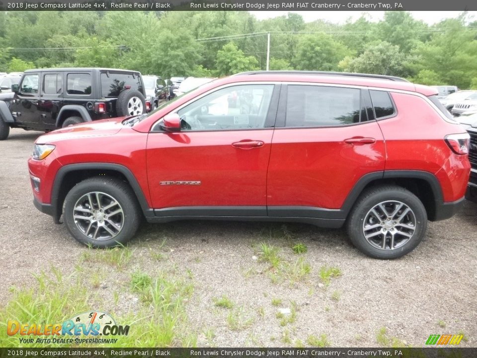 2018 Jeep Compass Latitude 4x4 Redline Pearl / Black Photo #2