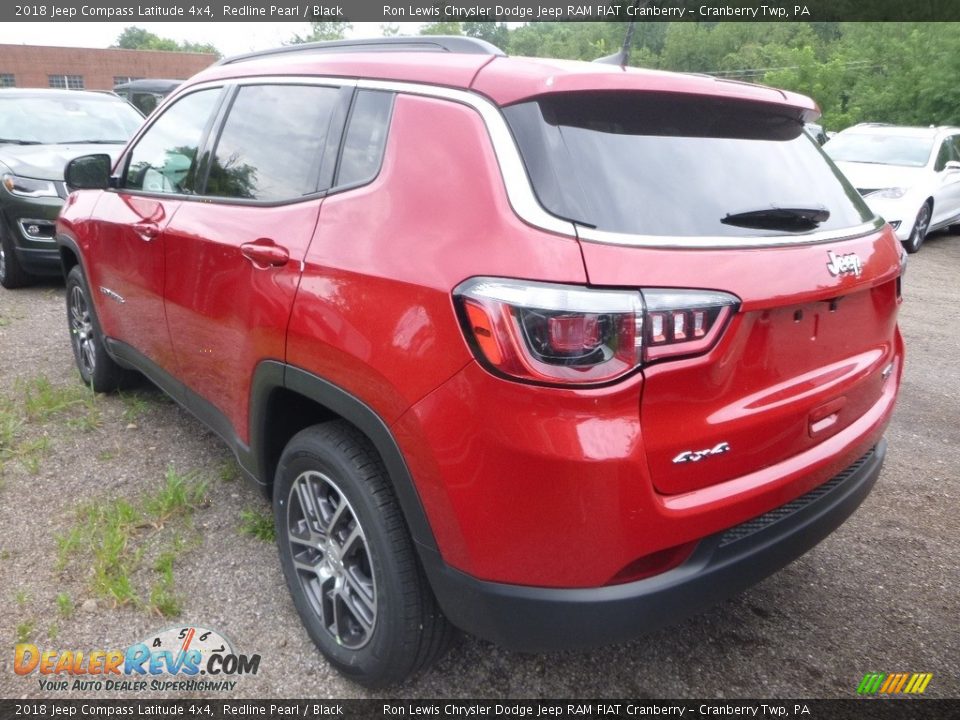 2018 Jeep Compass Latitude 4x4 Redline Pearl / Black Photo #3