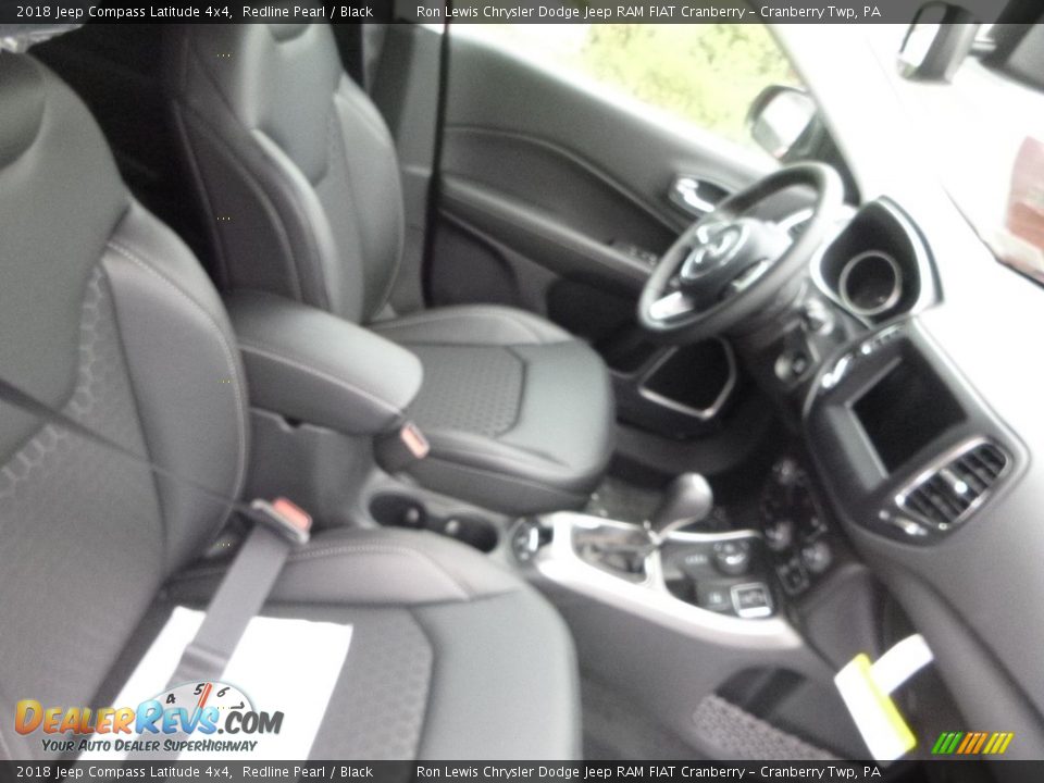 2018 Jeep Compass Latitude 4x4 Redline Pearl / Black Photo #9