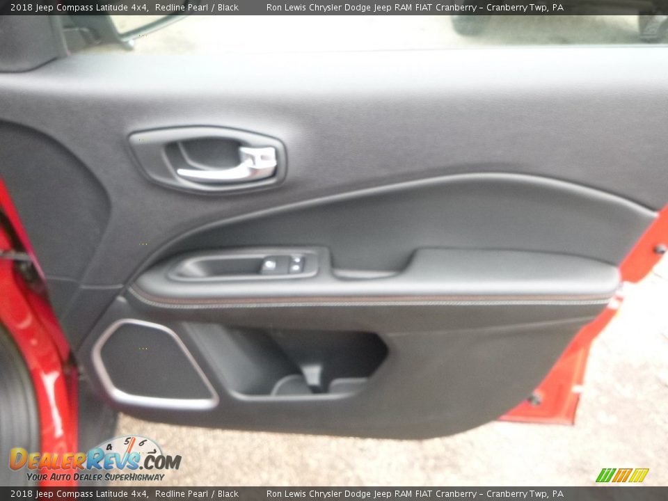 2018 Jeep Compass Latitude 4x4 Redline Pearl / Black Photo #11