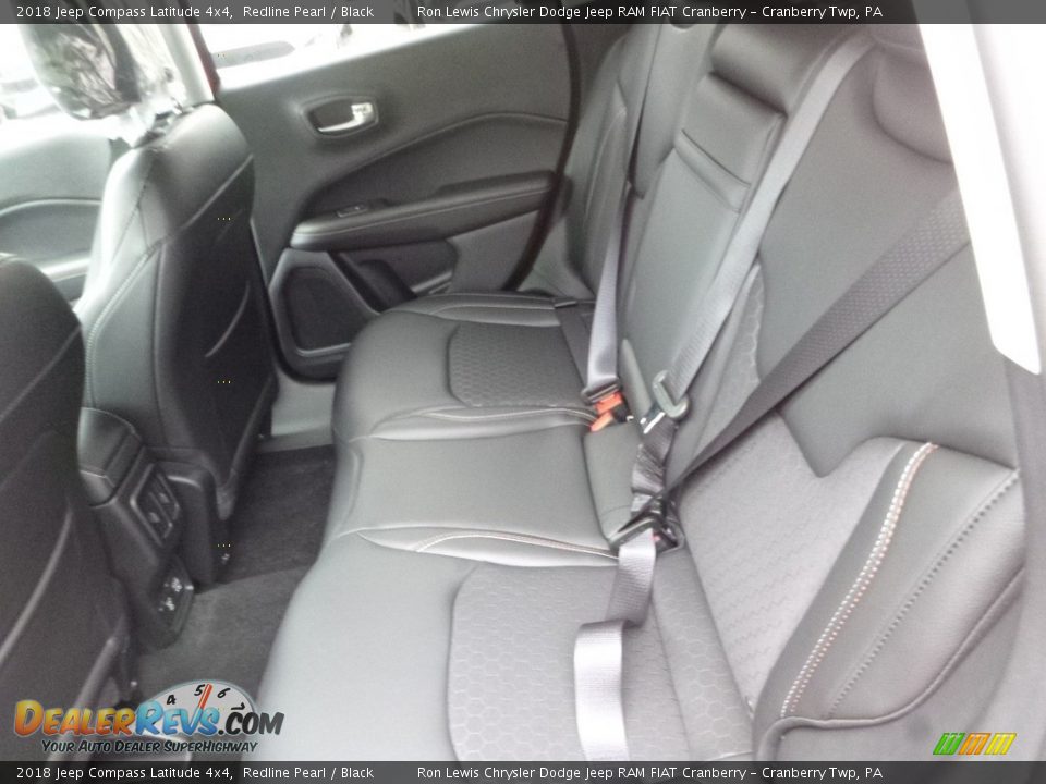 2018 Jeep Compass Latitude 4x4 Redline Pearl / Black Photo #12