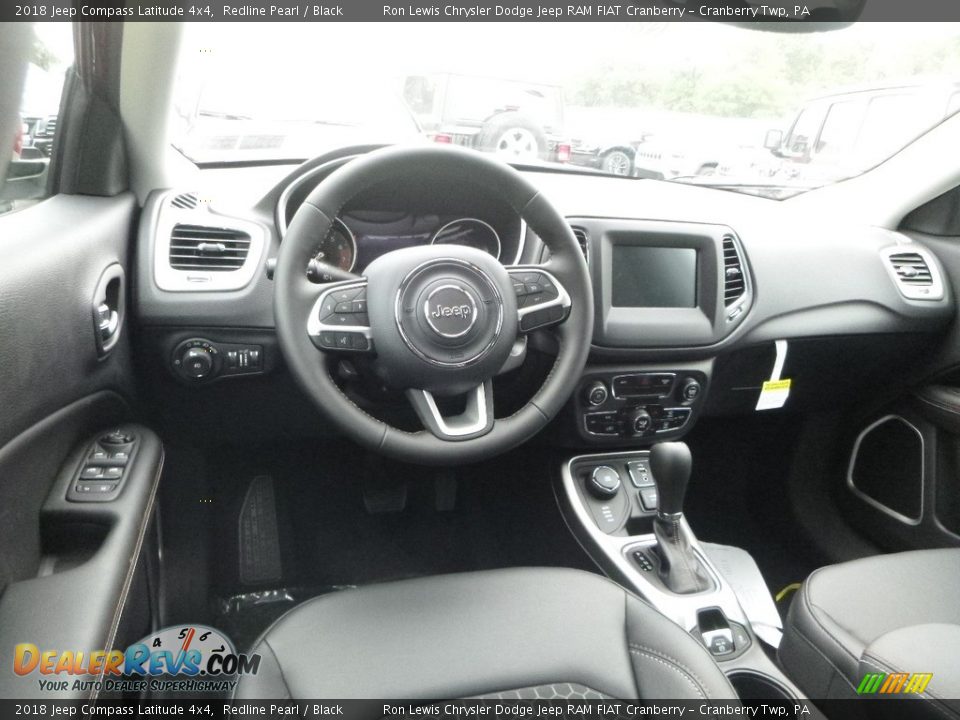 2018 Jeep Compass Latitude 4x4 Redline Pearl / Black Photo #13