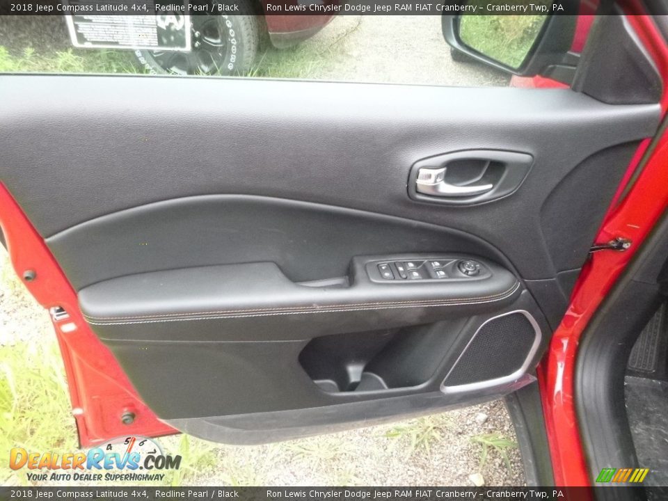 2018 Jeep Compass Latitude 4x4 Redline Pearl / Black Photo #14
