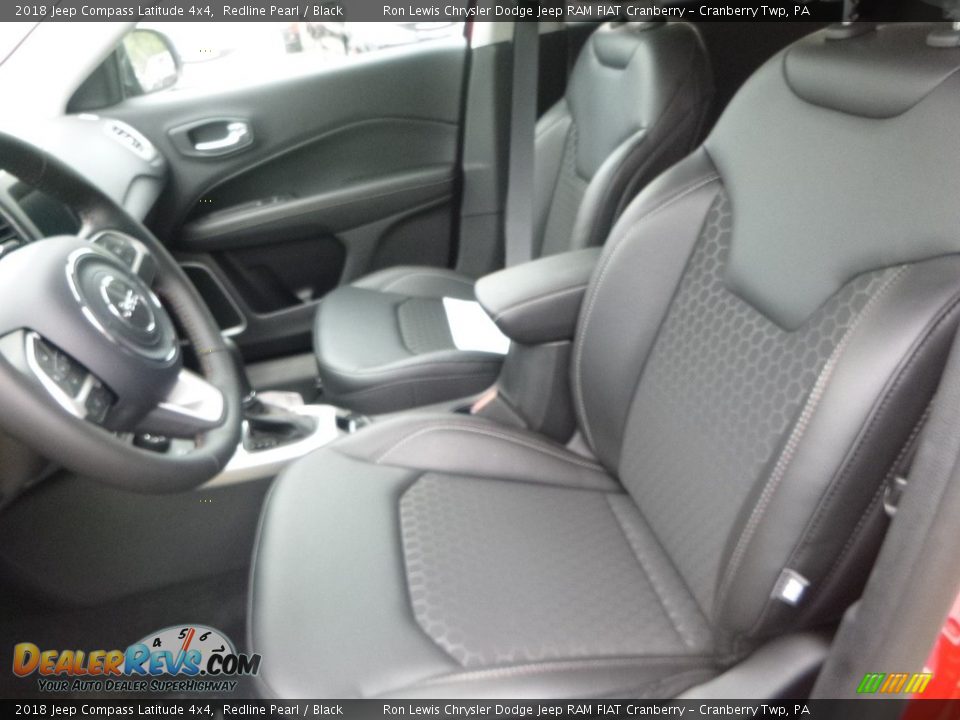 2018 Jeep Compass Latitude 4x4 Redline Pearl / Black Photo #16