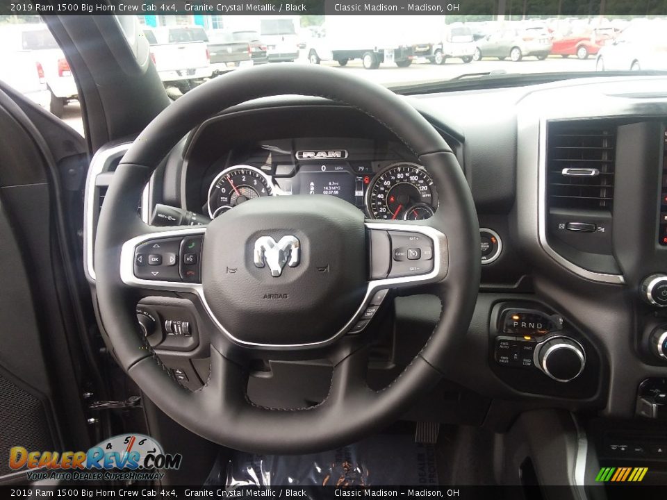 2019 Ram 1500 Big Horn Crew Cab 4x4 Granite Crystal Metallic / Black Photo #6