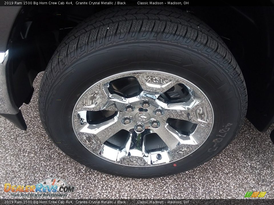 2019 Ram 1500 Big Horn Crew Cab 4x4 Granite Crystal Metallic / Black Photo #11
