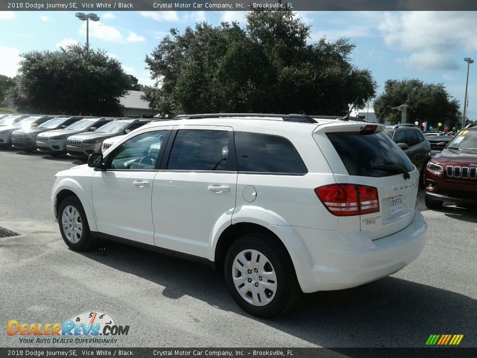 2018 Dodge Journey SE Vice White / Black Photo #3