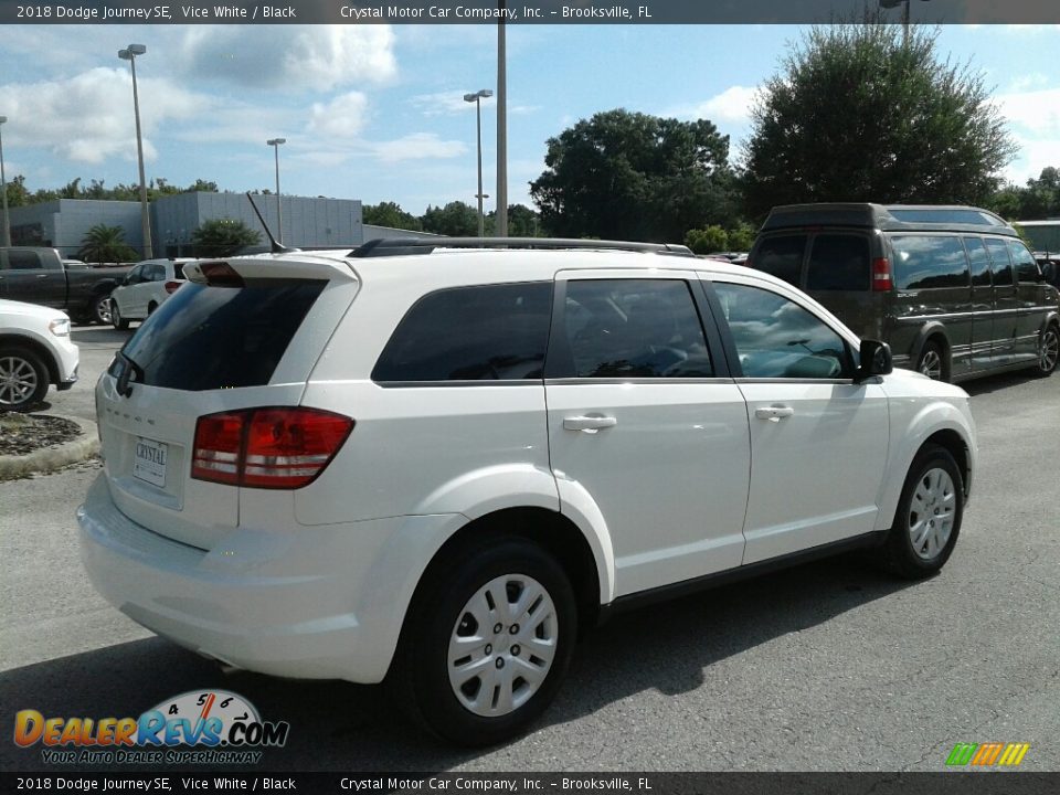 2018 Dodge Journey SE Vice White / Black Photo #5