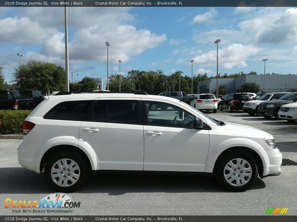 2018 Dodge Journey SE Vice White / Black Photo #6