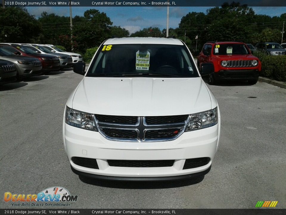 2018 Dodge Journey SE Vice White / Black Photo #8