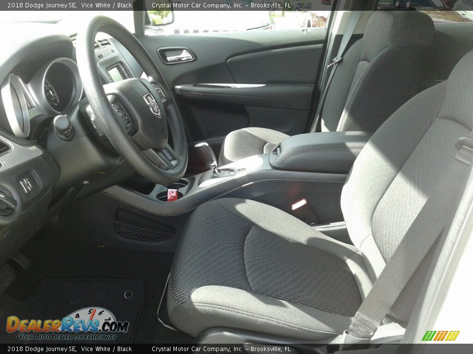 2018 Dodge Journey SE Vice White / Black Photo #9