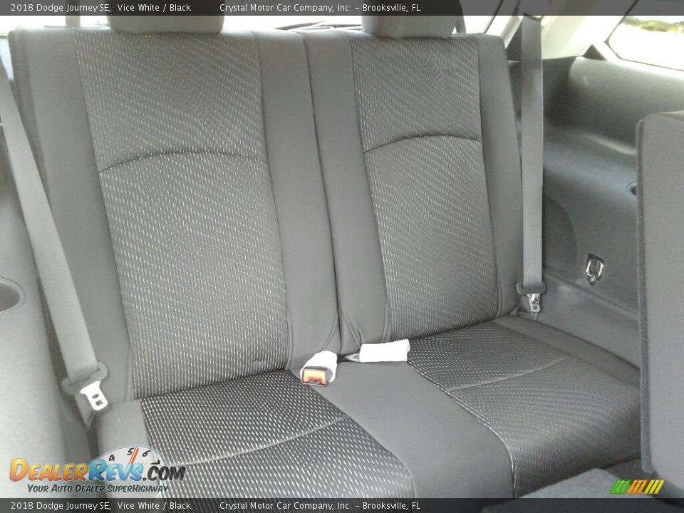 2018 Dodge Journey SE Vice White / Black Photo #11