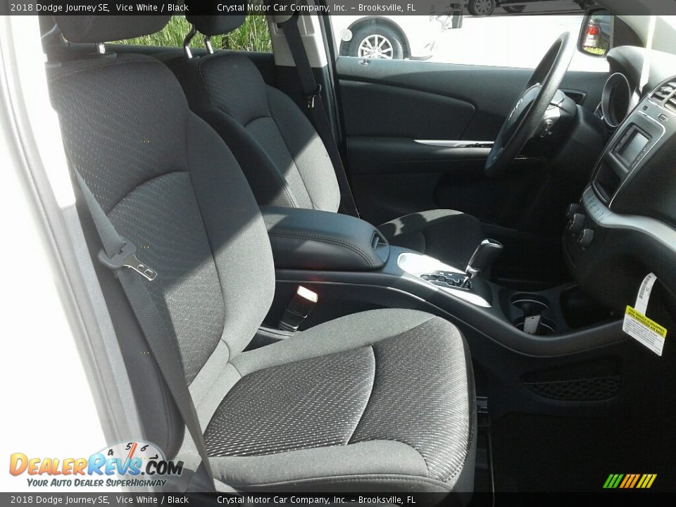 2018 Dodge Journey SE Vice White / Black Photo #12