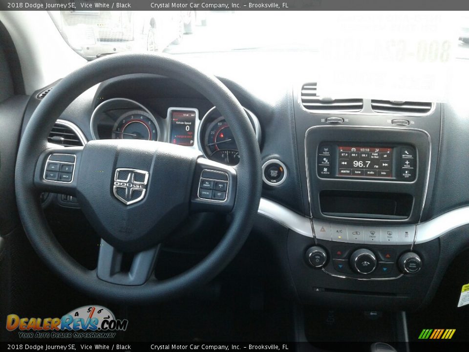 2018 Dodge Journey SE Vice White / Black Photo #13