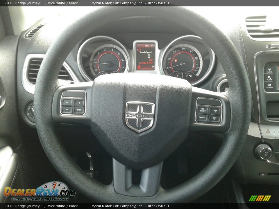 2018 Dodge Journey SE Vice White / Black Photo #14