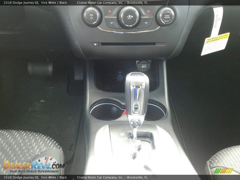 2018 Dodge Journey SE Vice White / Black Photo #16