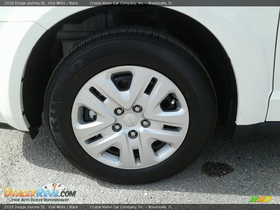 2018 Dodge Journey SE Vice White / Black Photo #20