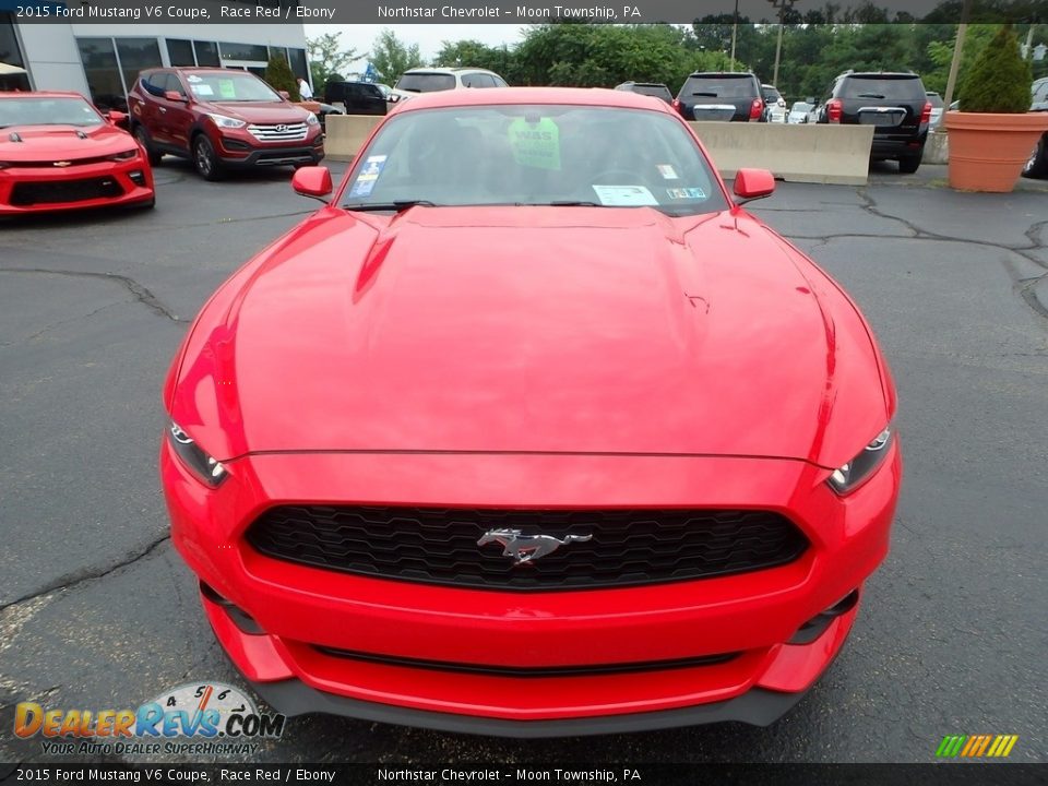 2015 Ford Mustang V6 Coupe Race Red / Ebony Photo #12