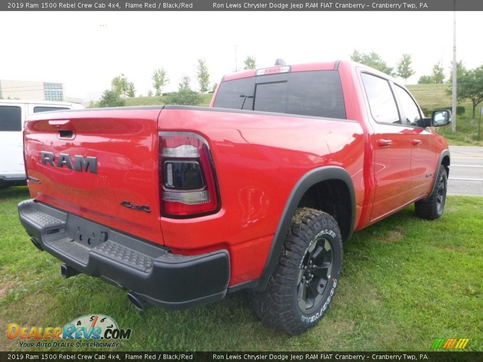 2019 Ram 1500 Rebel Crew Cab 4x4 Flame Red / Black/Red Photo #5