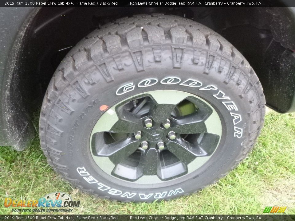 2019 Ram 1500 Rebel Crew Cab 4x4 Flame Red / Black/Red Photo #8