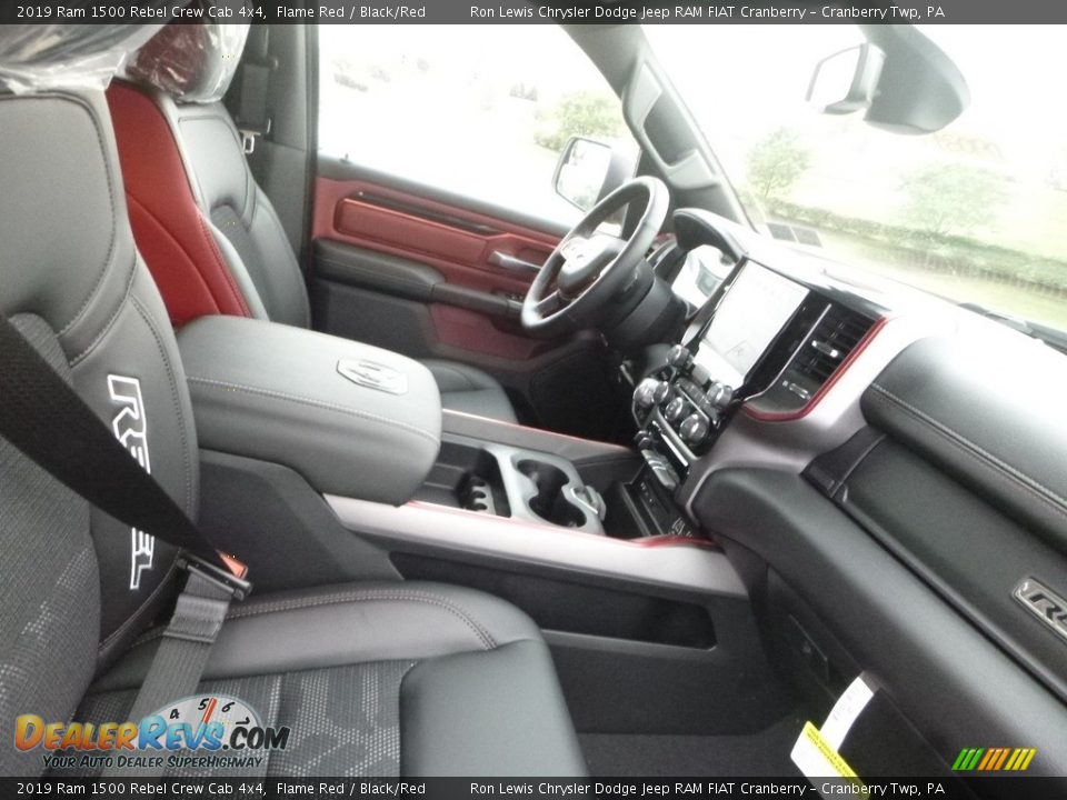 2019 Ram 1500 Rebel Crew Cab 4x4 Flame Red / Black/Red Photo #9