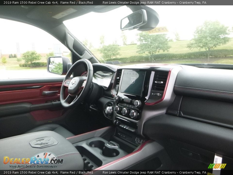 2019 Ram 1500 Rebel Crew Cab 4x4 Flame Red / Black/Red Photo #10