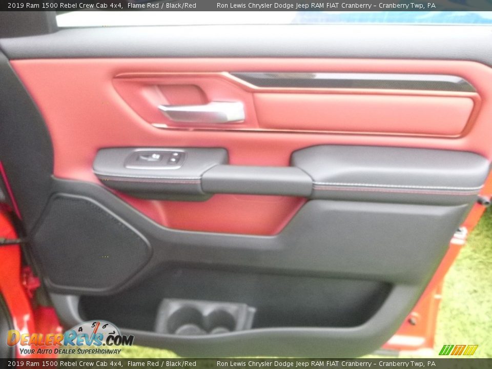 2019 Ram 1500 Rebel Crew Cab 4x4 Flame Red / Black/Red Photo #11